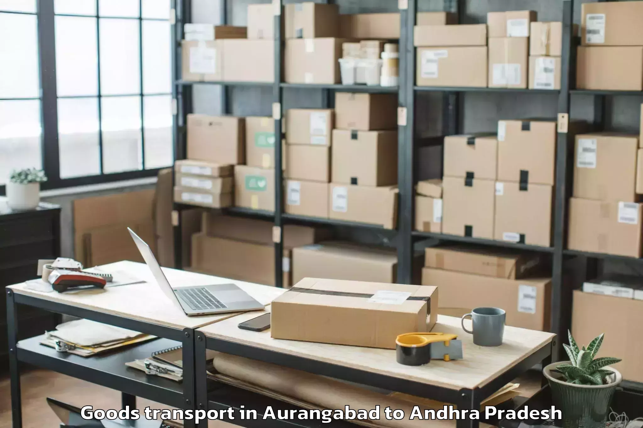 Affordable Aurangabad to Marripudi Goods Transport